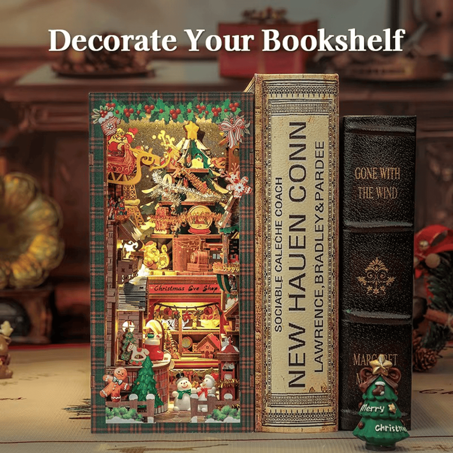 Book Nook Christmas Wish Store - 273 pieces