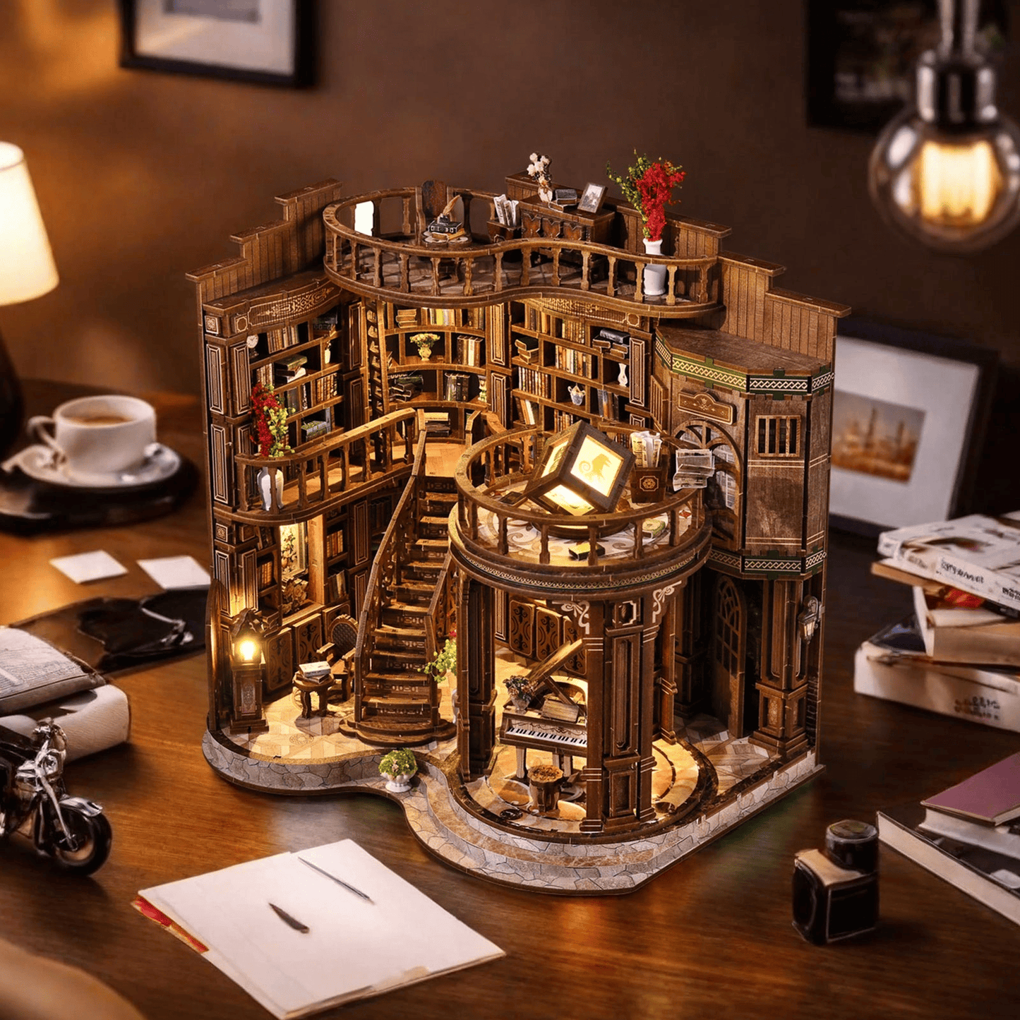 Book Nook Dreamy Book Hall - 888 pieces