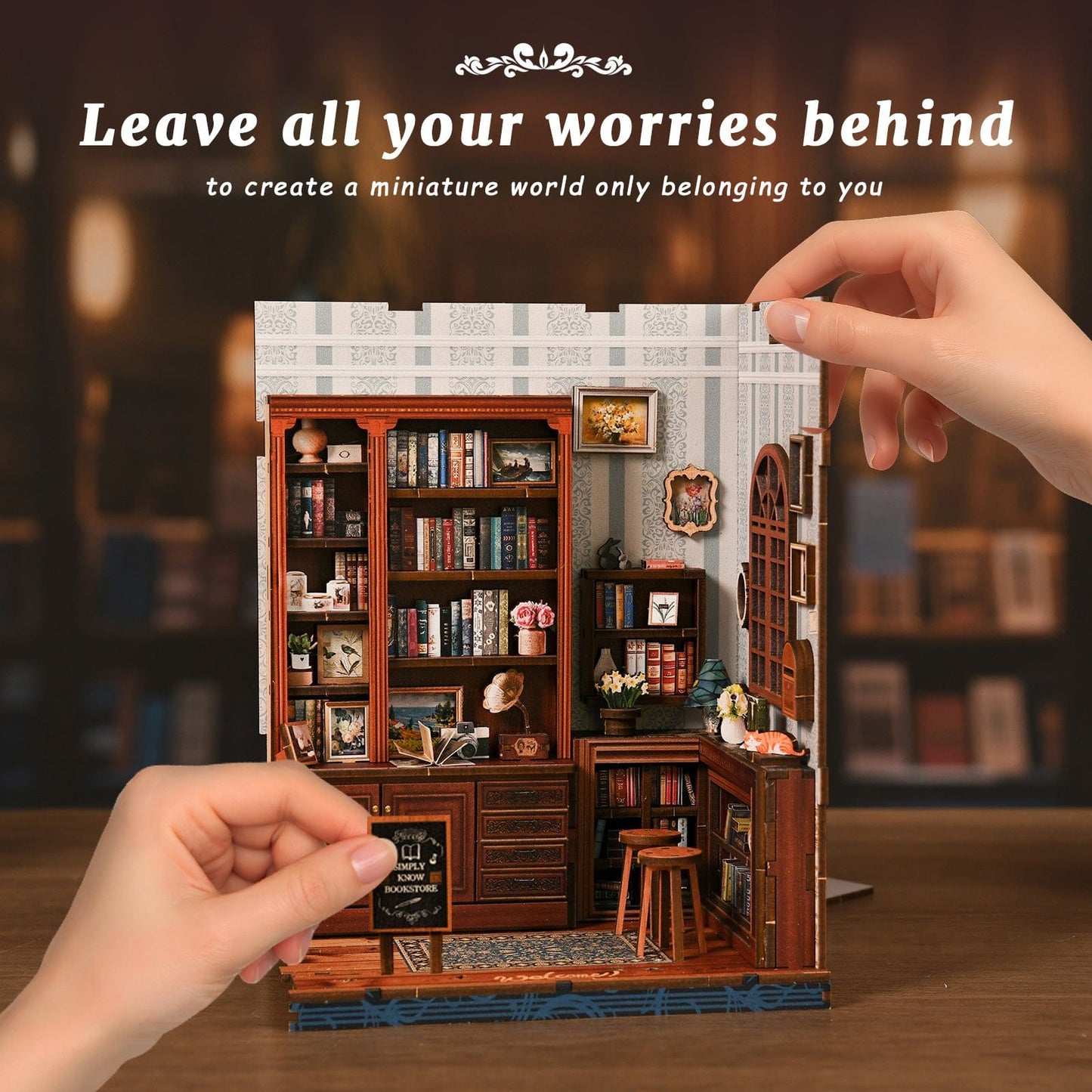 Book Nook Pergola Reading Room - 255 pcs