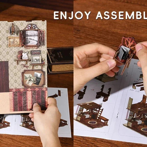 Film Darkroom Book Nook - assembly