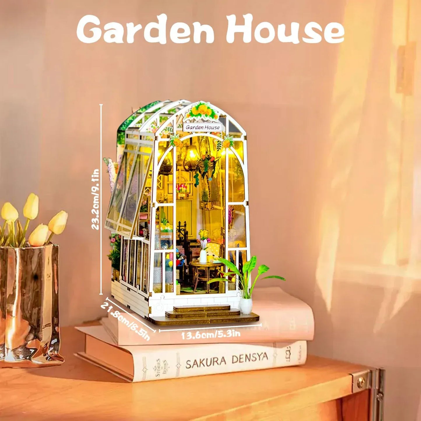 Garden Summer House Book Nook (with LED) - 300 pcs