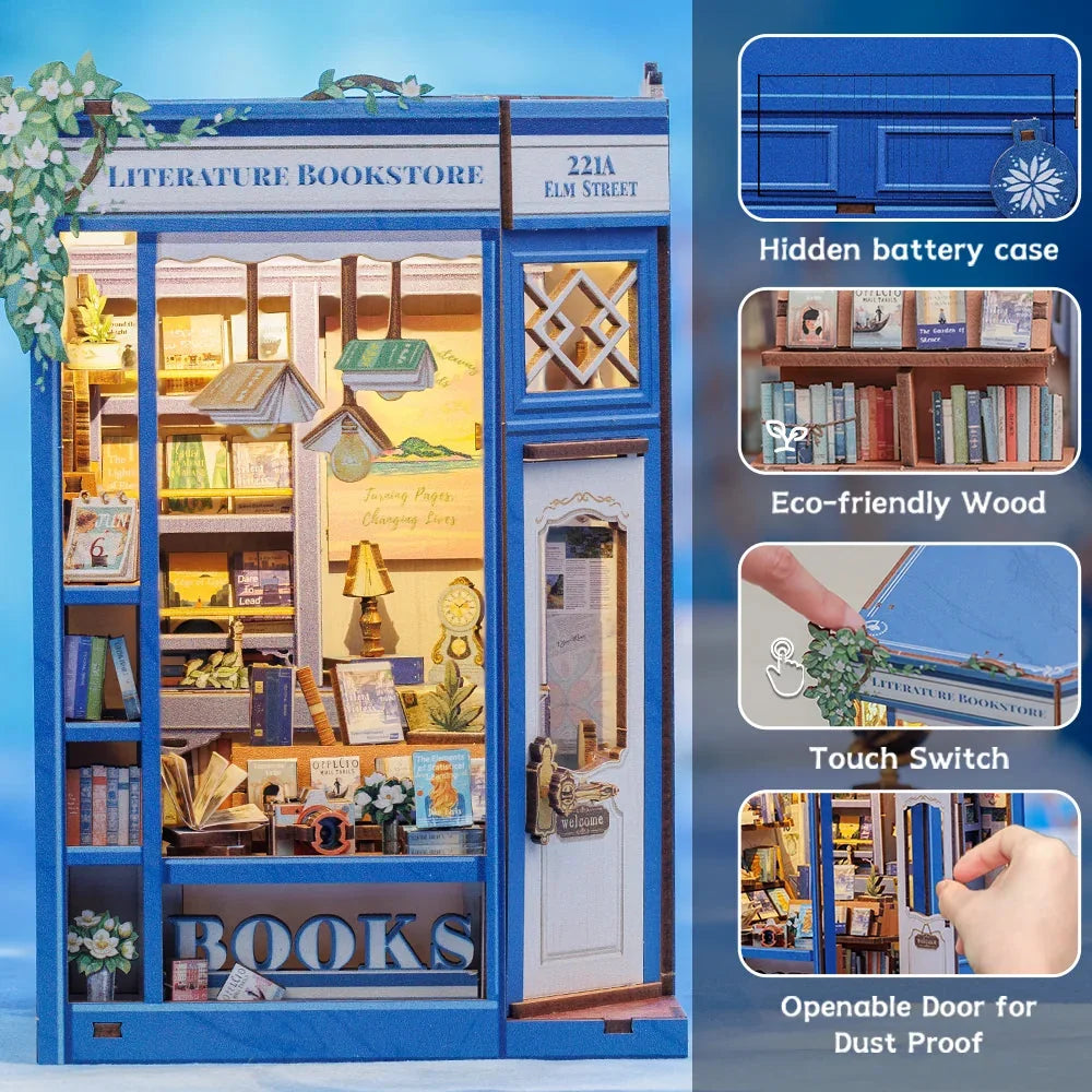 Literature Bookstore Book Nook - features