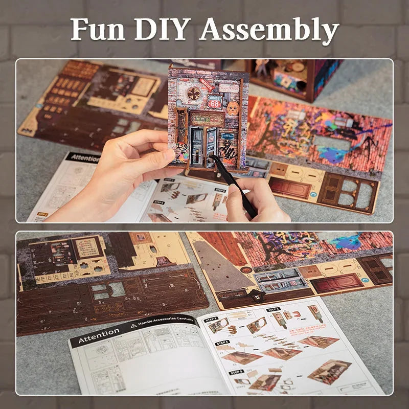 The Long Goodbye Book Nook - assembly