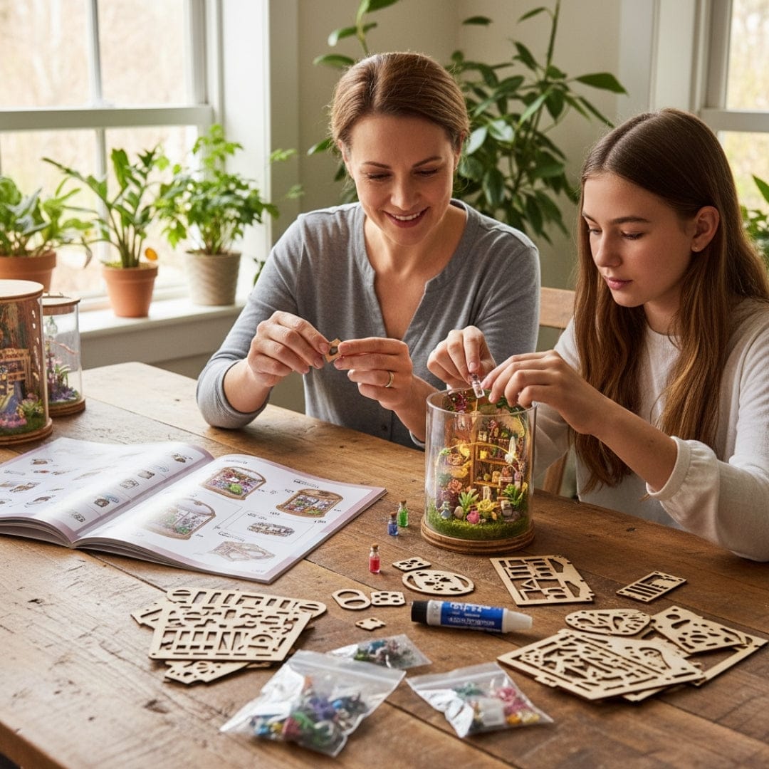 Magic Garden Miniature House (Bell Jar Edition)