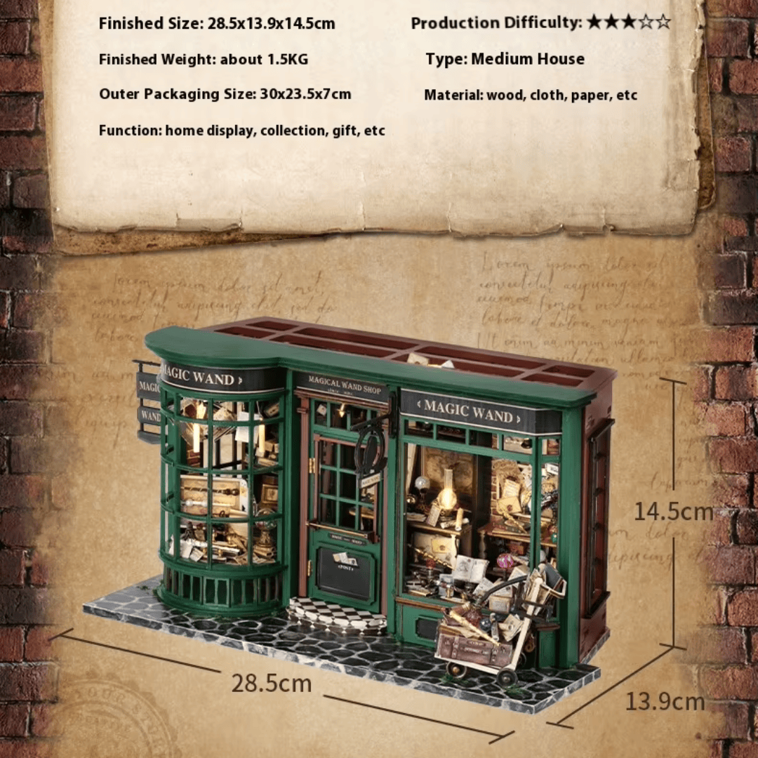 Magic Wand Shop DIY Book Nook