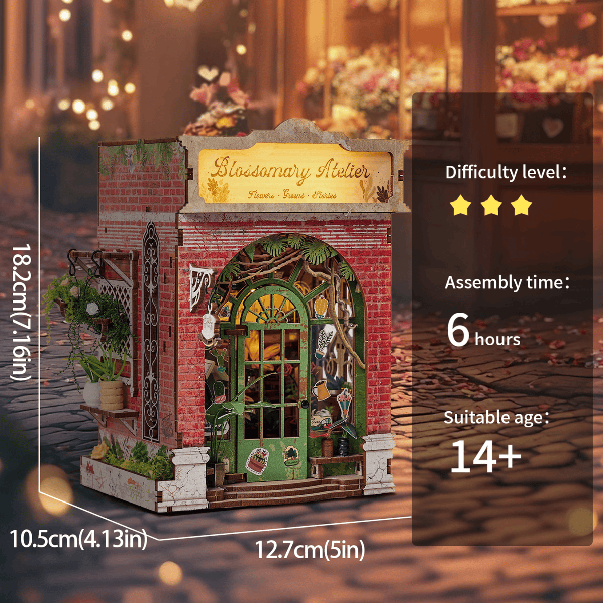 Red Blossomary Atelier Book Nook - kit info