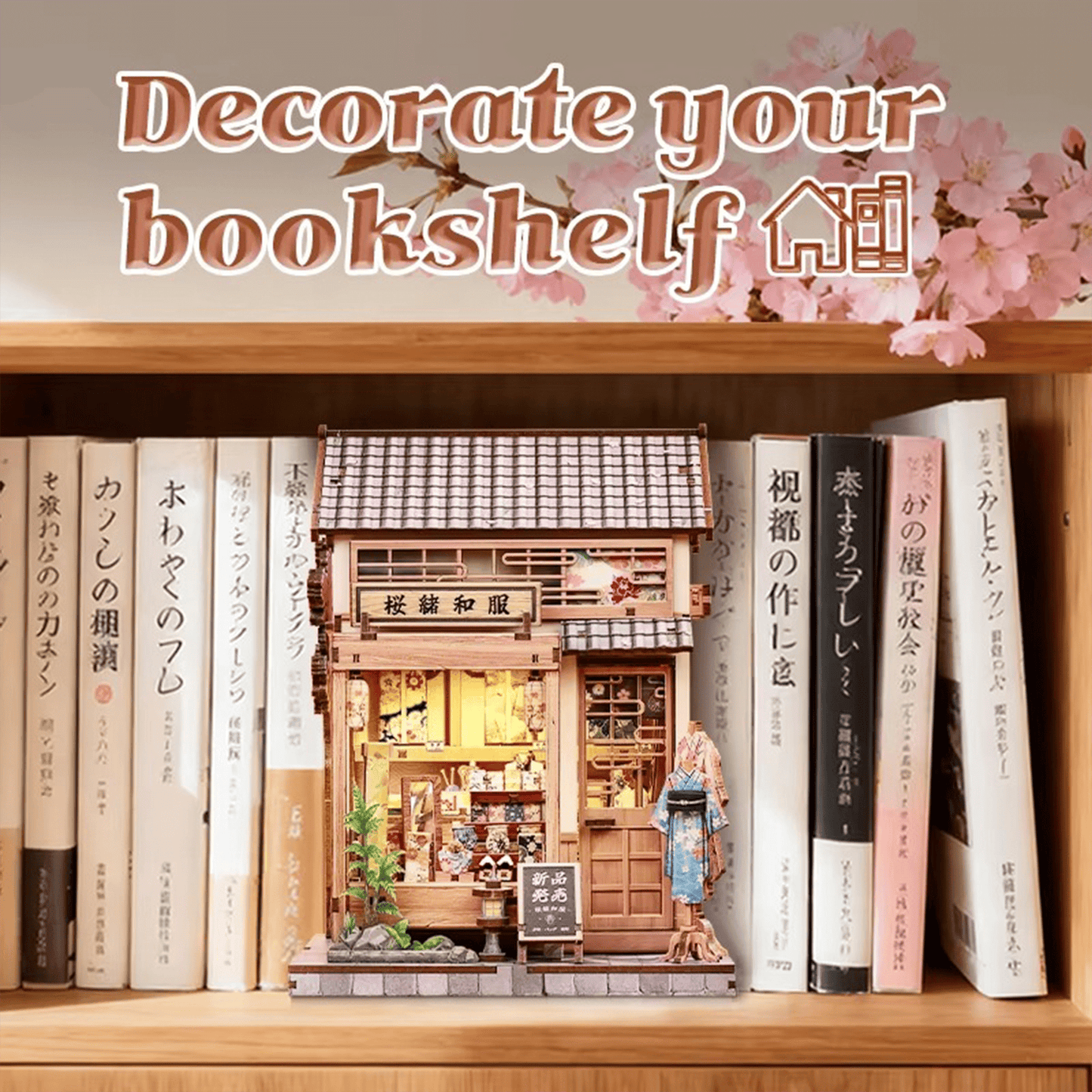 Sakura O Kimono Shop Book Nook - Kimono Shop | 235 pcs