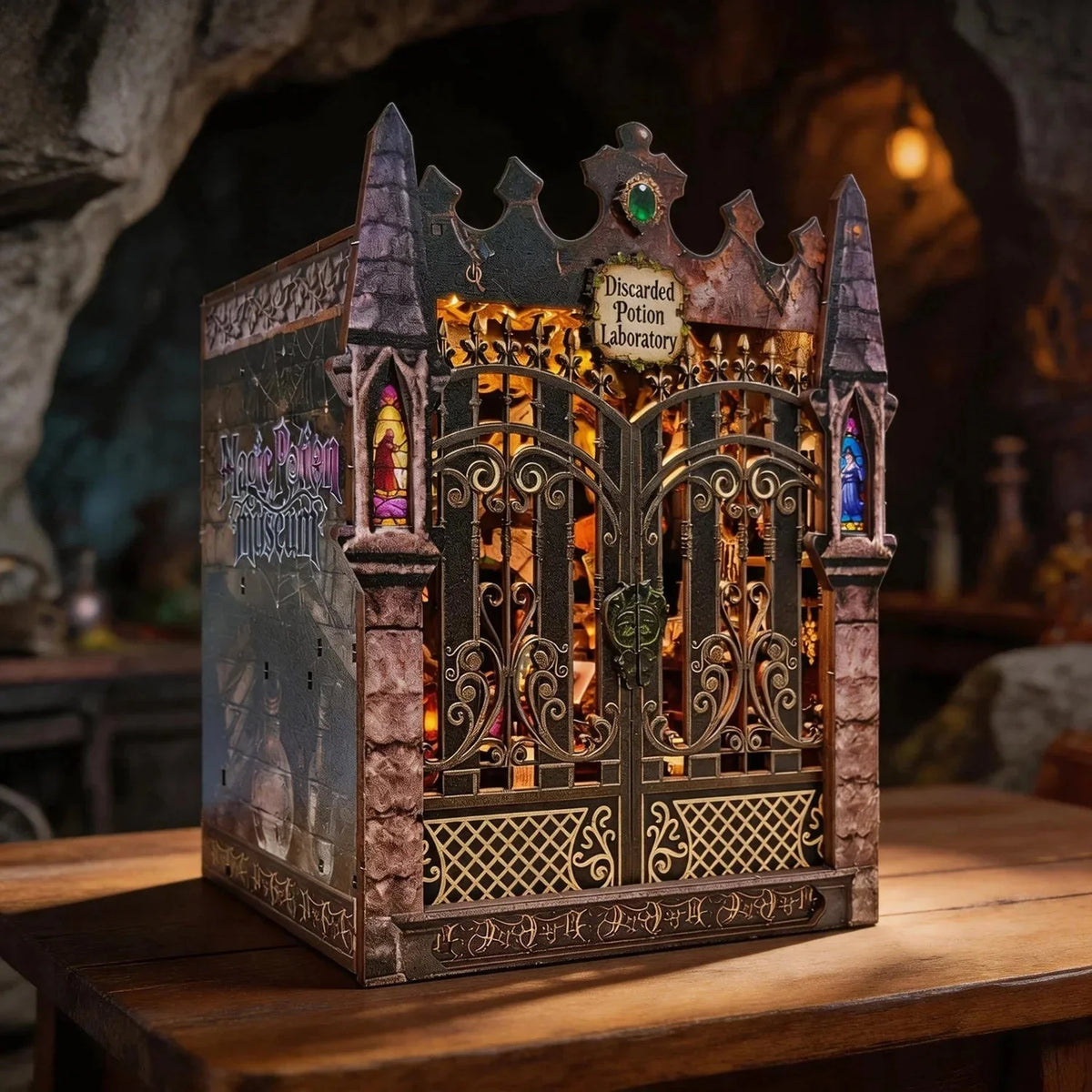 Twilight Potion Book Nook - on a table