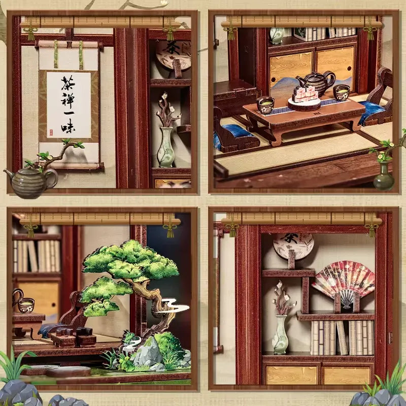 Japanese Tea House book nook