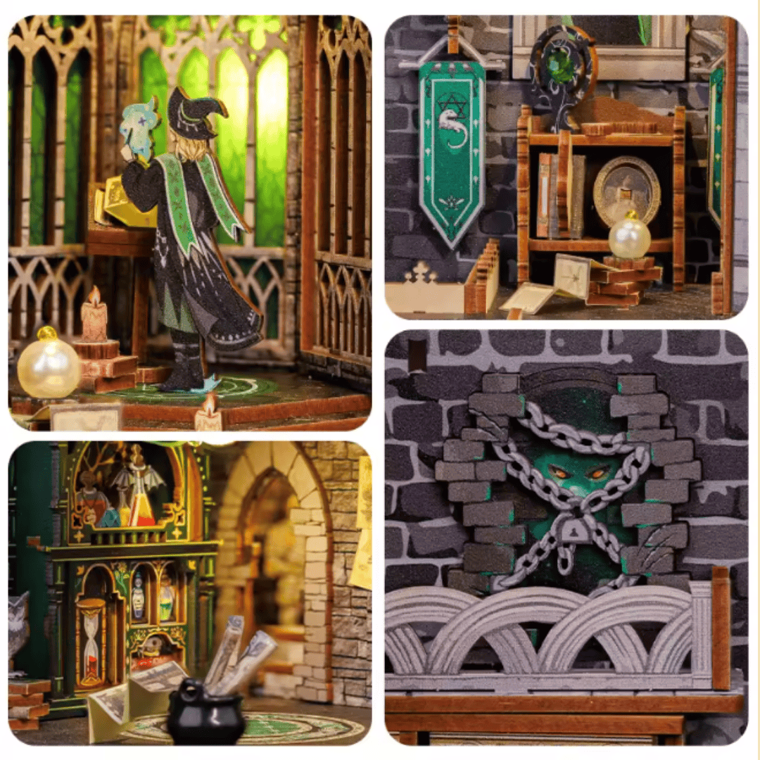 Slytherin Common Room Book Nook