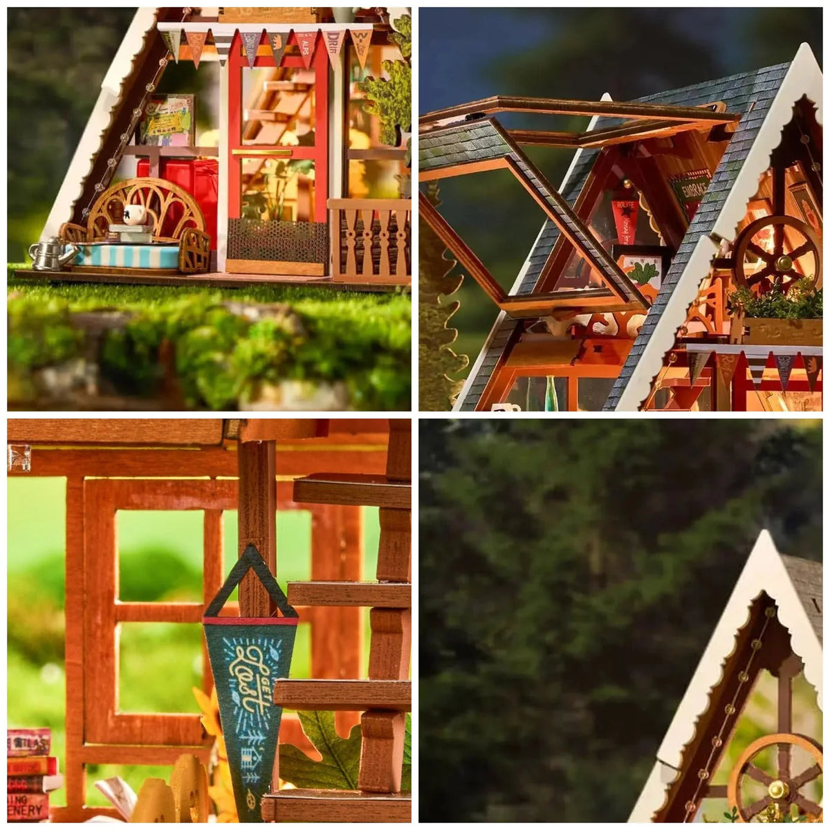 A-Frame Cabin Book Nook - product details
