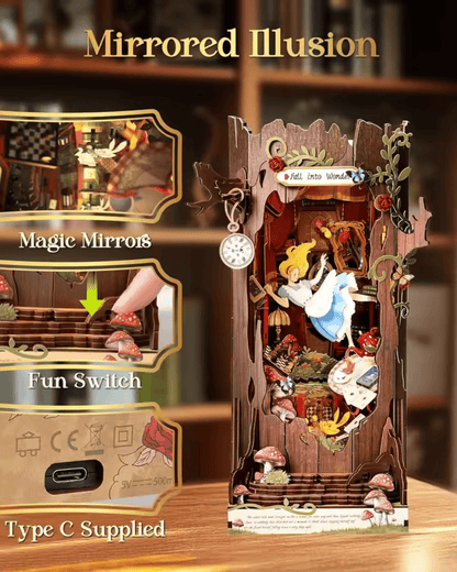 Alice in Wonderland Book Nook