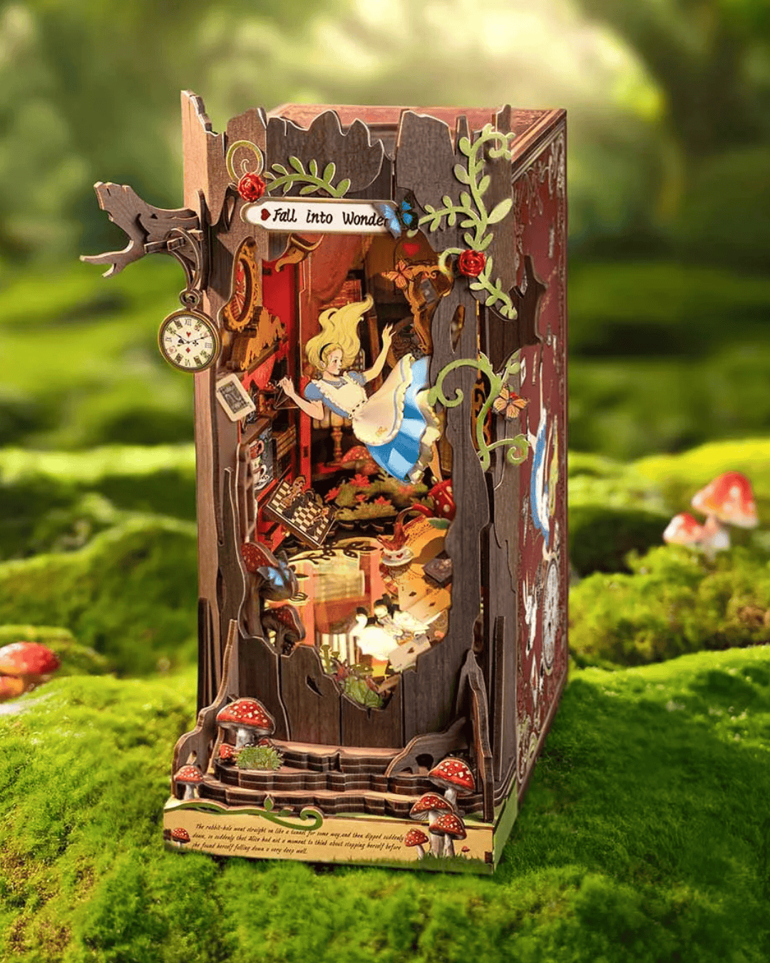 Alice in Wonderland Book Nook