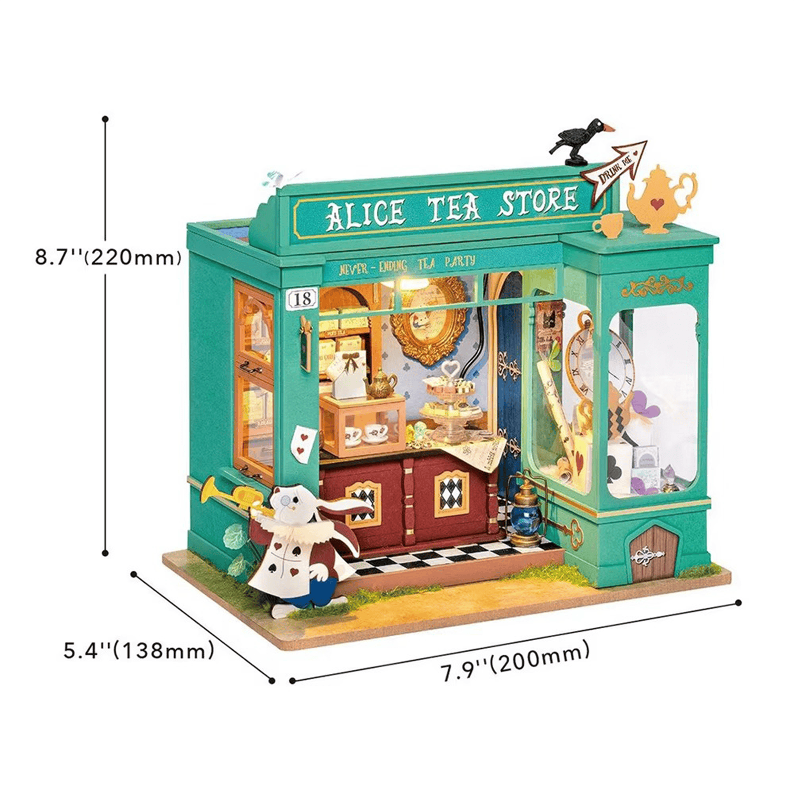 Alice Tea Store Miniature House - Wonderland | 136 pcs