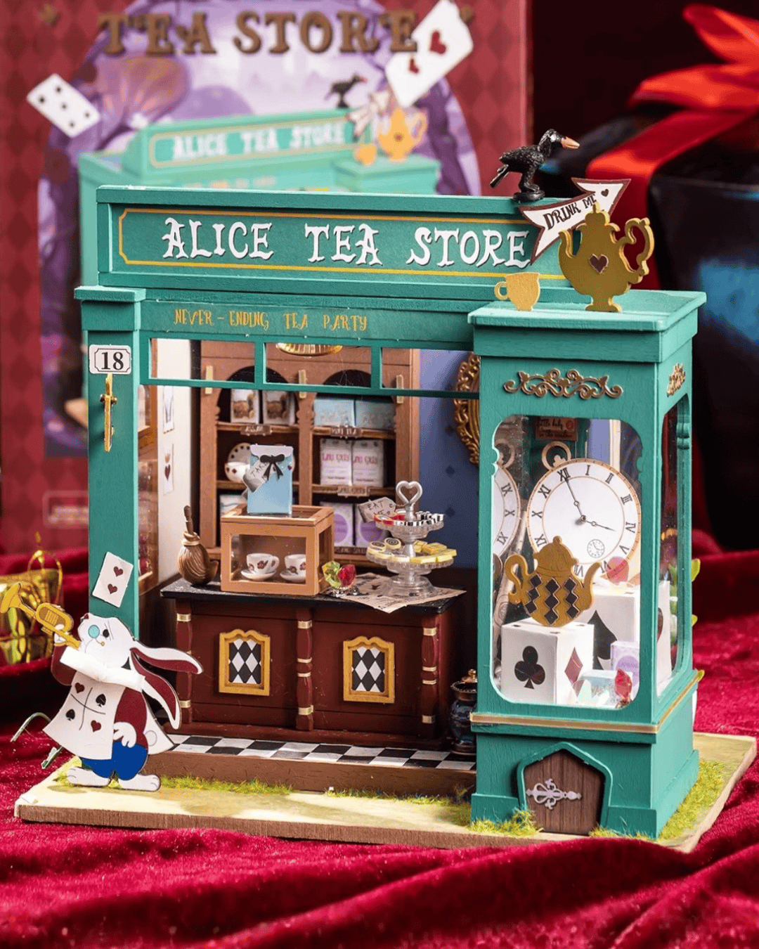 Alice Tea Store Miniature House - Wonderland | 136 pcs