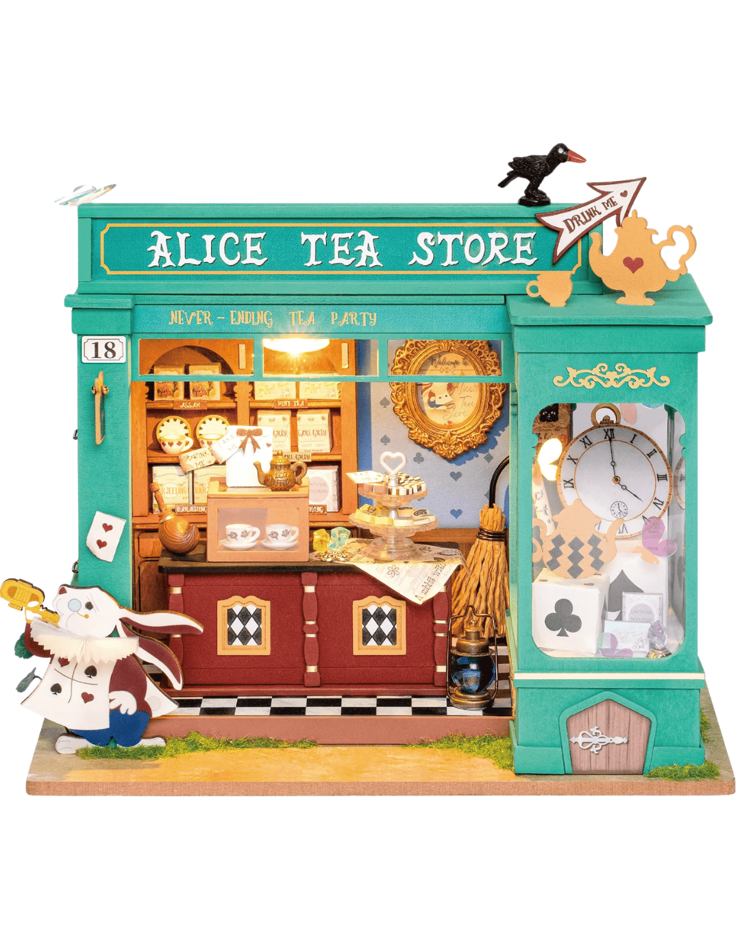 Alice Tea Store Miniature House - Wonderland | 136 pcs