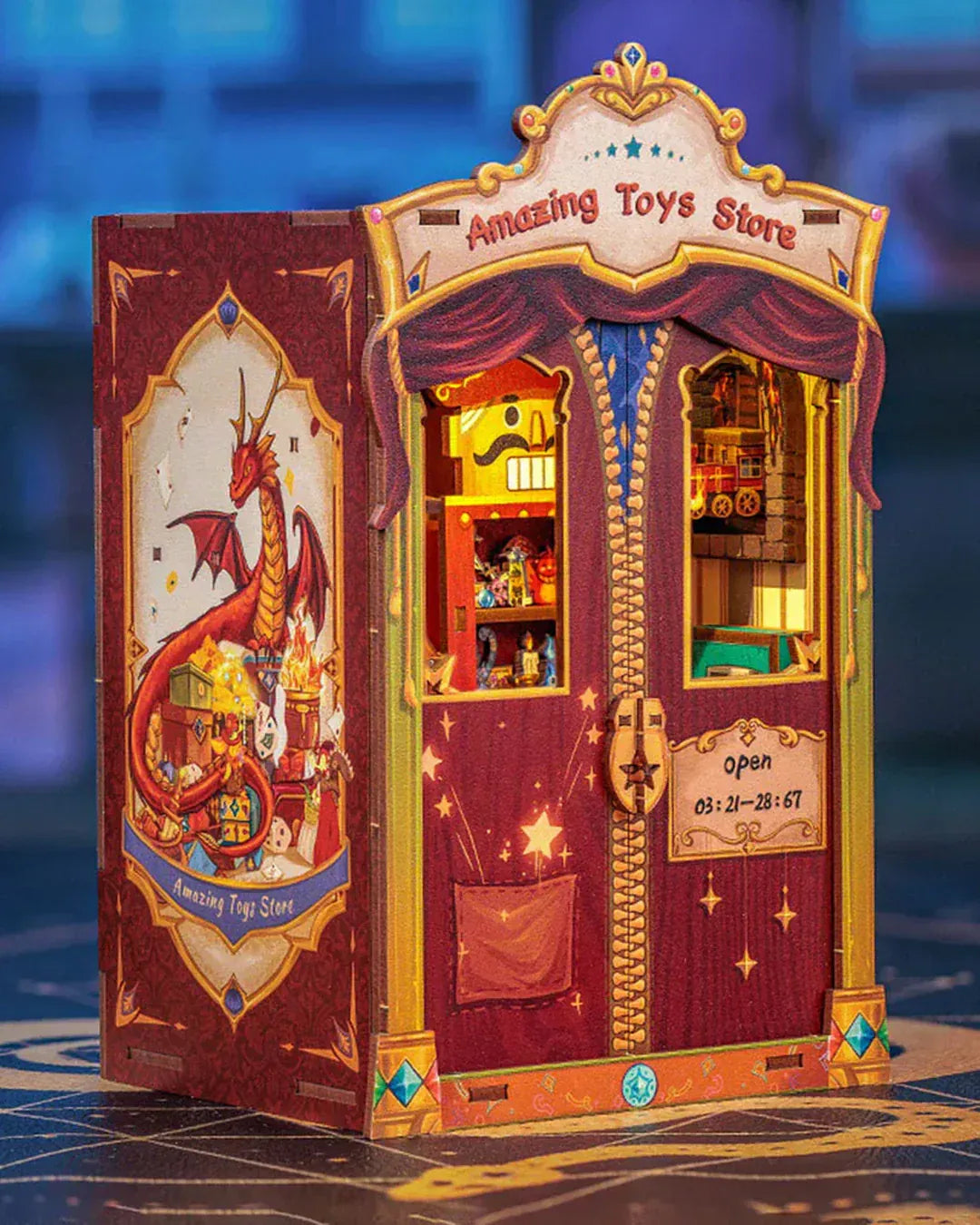 Amazing Toys Store Book Nook (with Nutcracker)