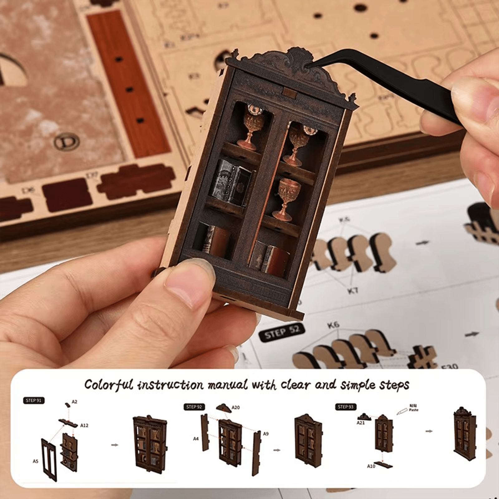 Ancient Rhyme Library Miniature House - 333 Pieces