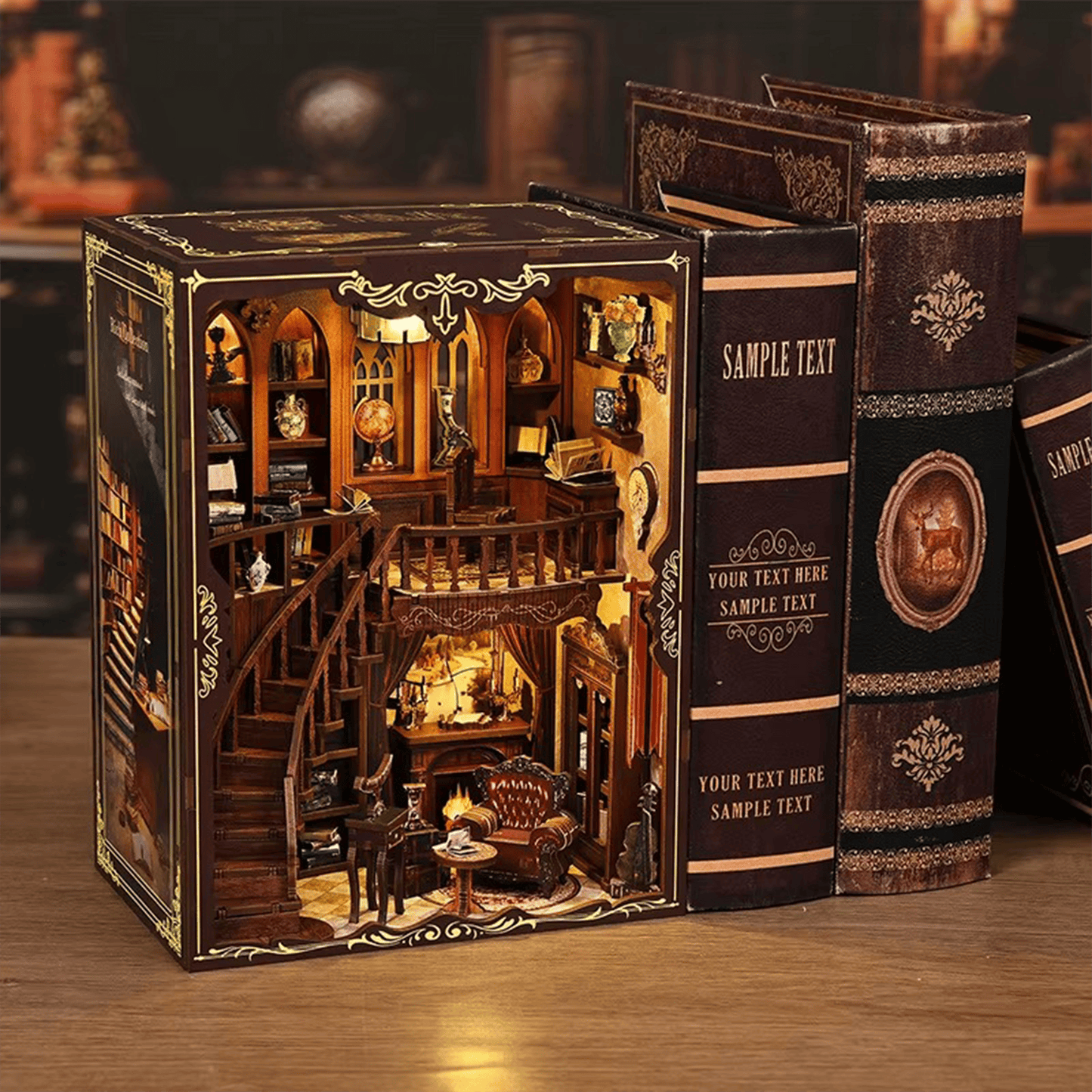 Ancient Rhyme Library Miniature House - 333 Pieces