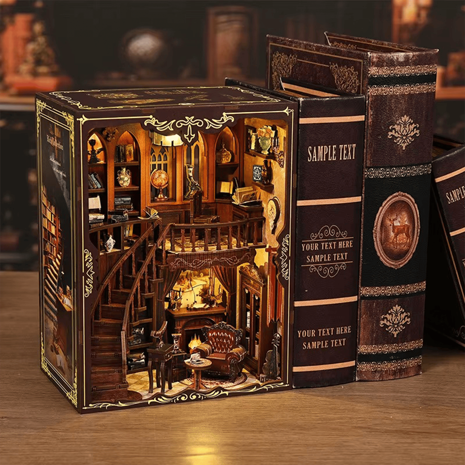 Ancient Rhyme Library Miniature House - 333 Pieces