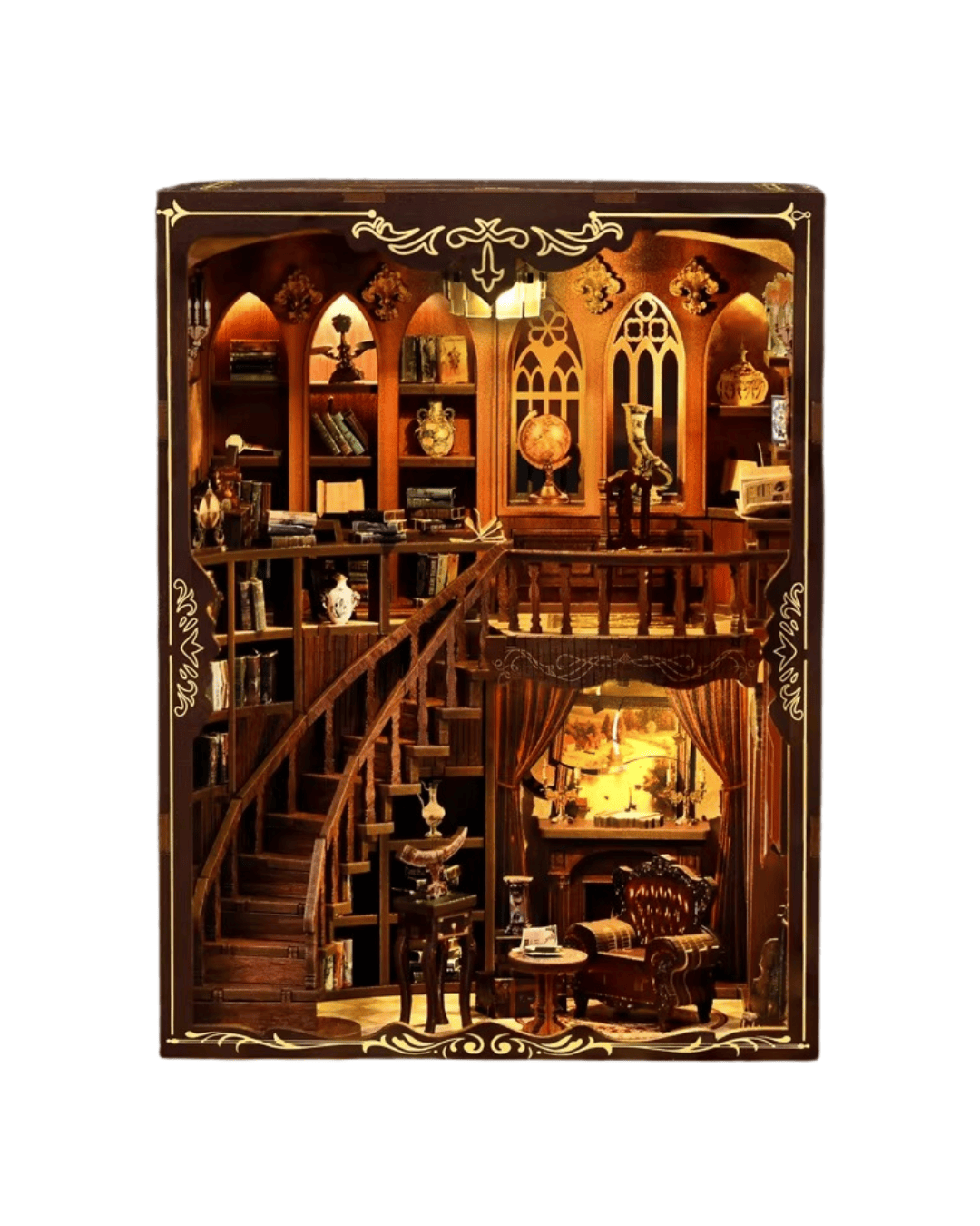 Ancient Rhyme Library Miniature House - 333 Pieces