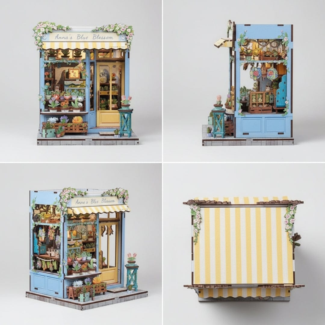 Anna's Blue Blossom Book Nook (Flower Shop)