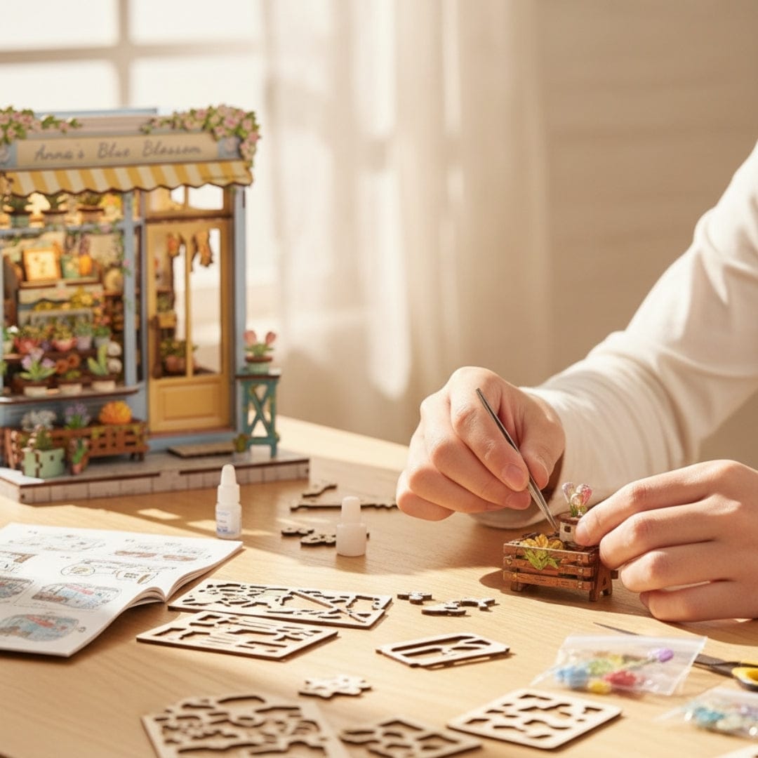 Anna's Blue Blossom Book Nook (Flower Shop)