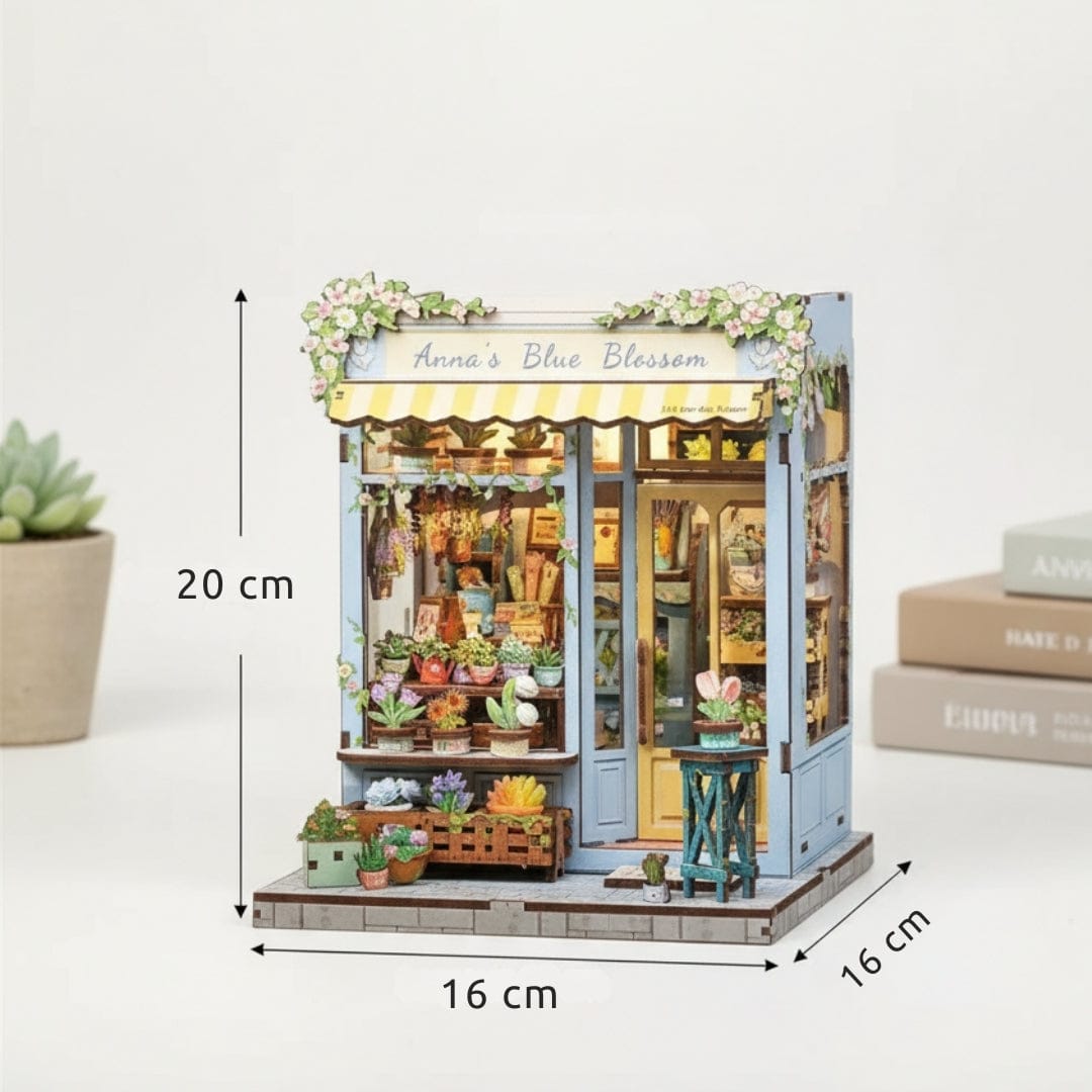Anna's Blue Blossom Book Nook (Flower Shop)