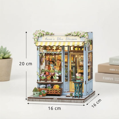 Anna's Blue Blossom Book Nook (Flower Shop)