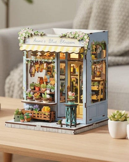 Anna's Blue Blossom Book Nook (Flower Shop)