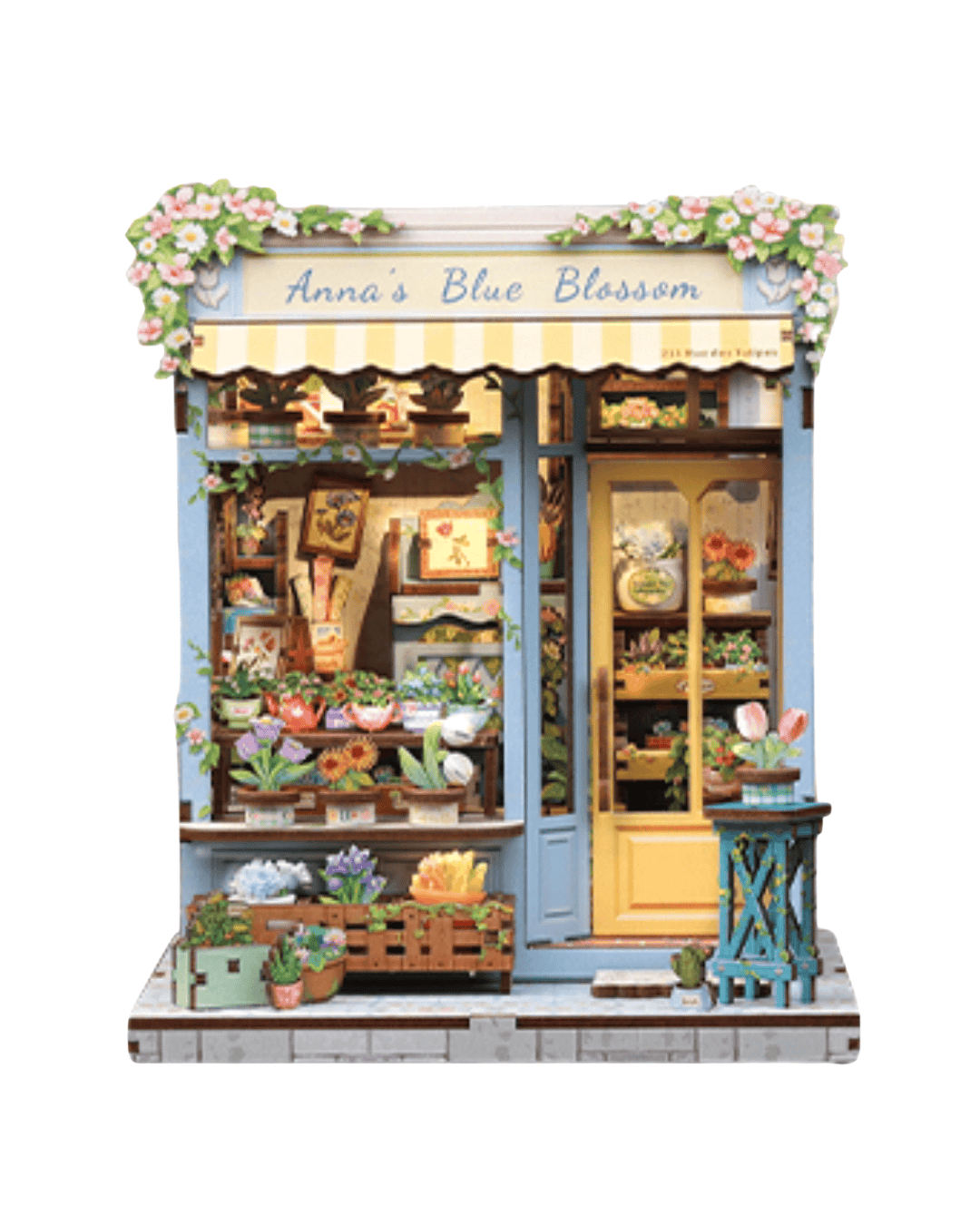 Anna's Blue Blossom Book Nook (Flower Shop)