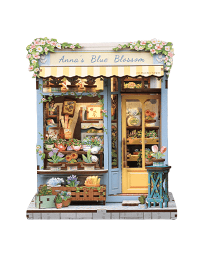 Anna's Blue Blossom Book Nook (Flower Shop)