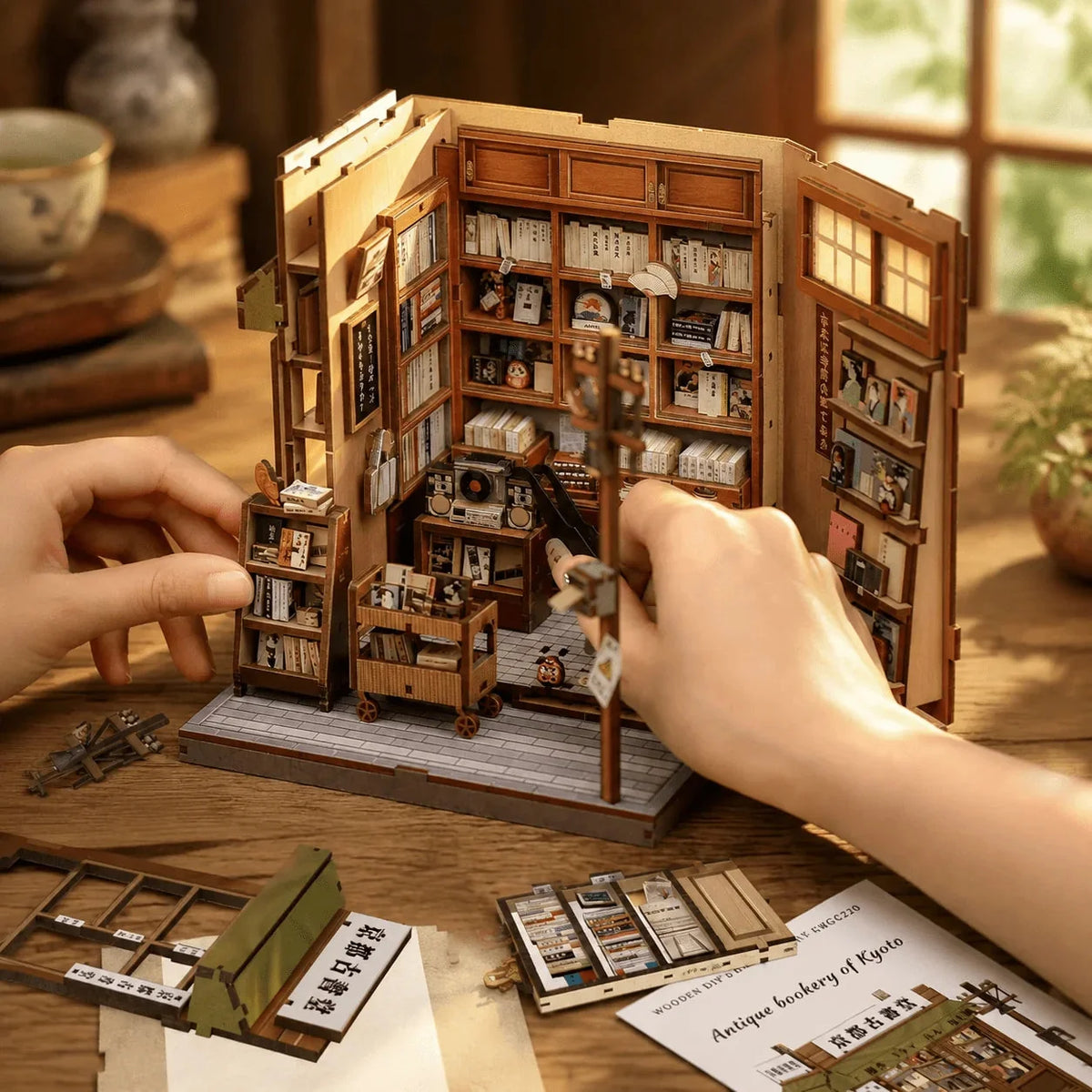Antique Bookery of Kyoto Book Nook - assembly
