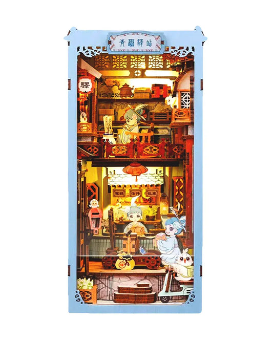 Azure Phoenix Lodge Book Nook (348 pcs)