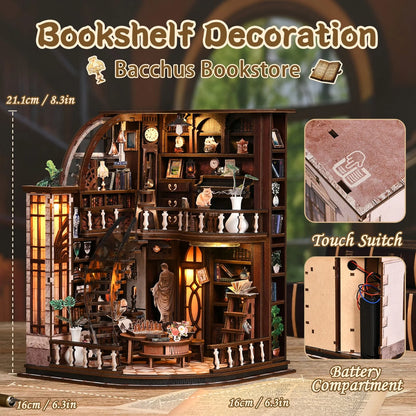 Bacchus Bookstore Book Nook - features