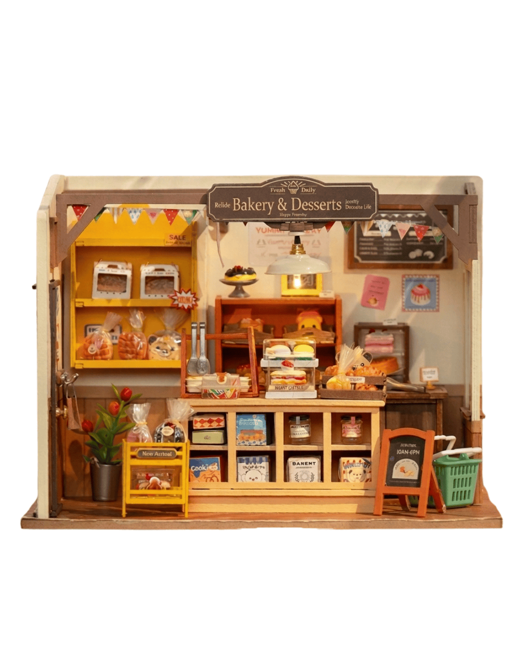 Becka's Baking House Miniature House - front view