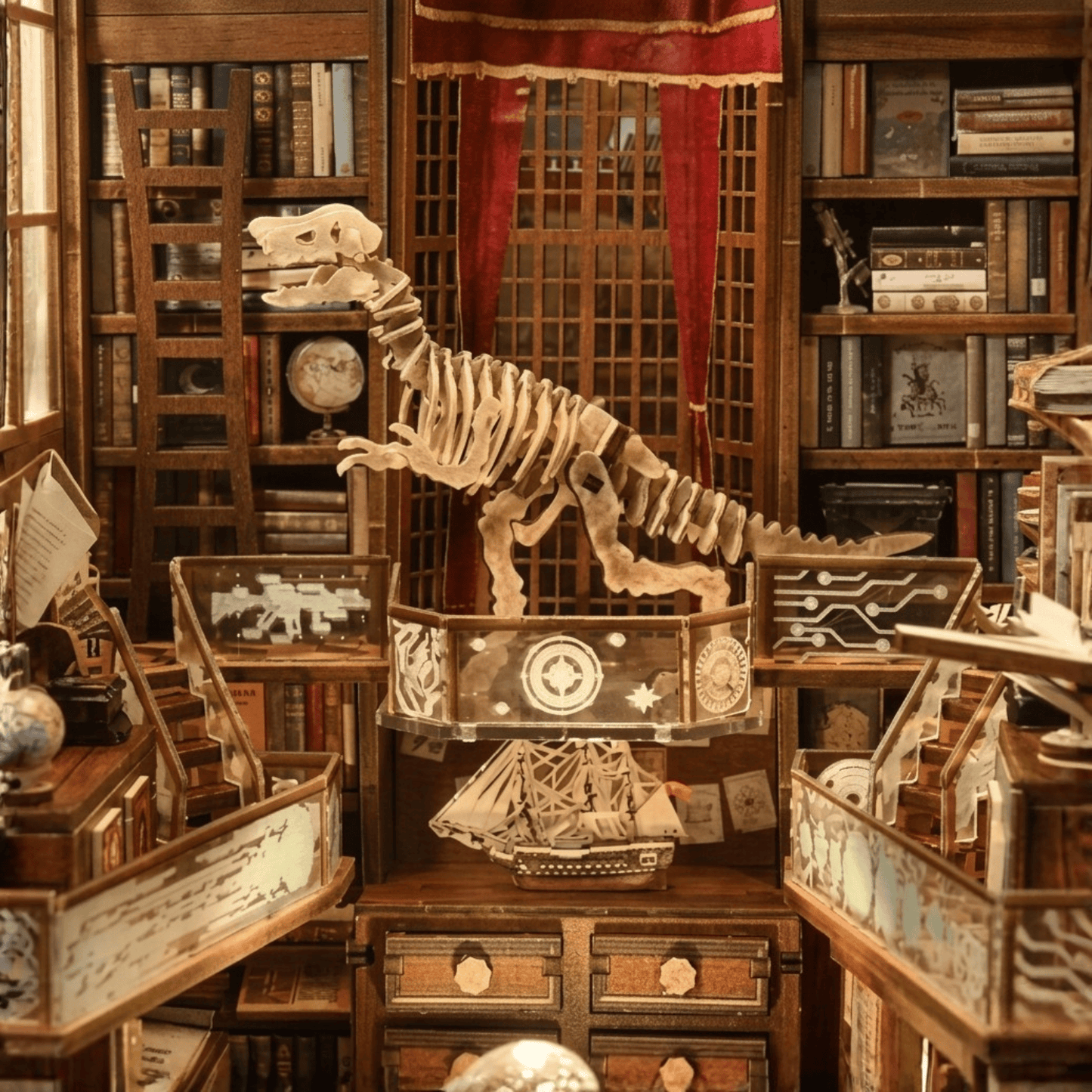 Beyond Library Max Book Nook - Museum Library, 1000 pcs