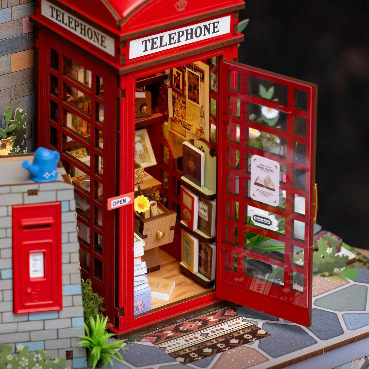 Blossom Booth Book Nook - open door