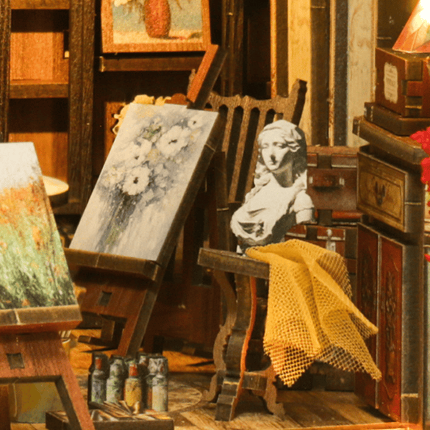 Book Nook on Van Gogh: A World Within The Frame - 344 pcs