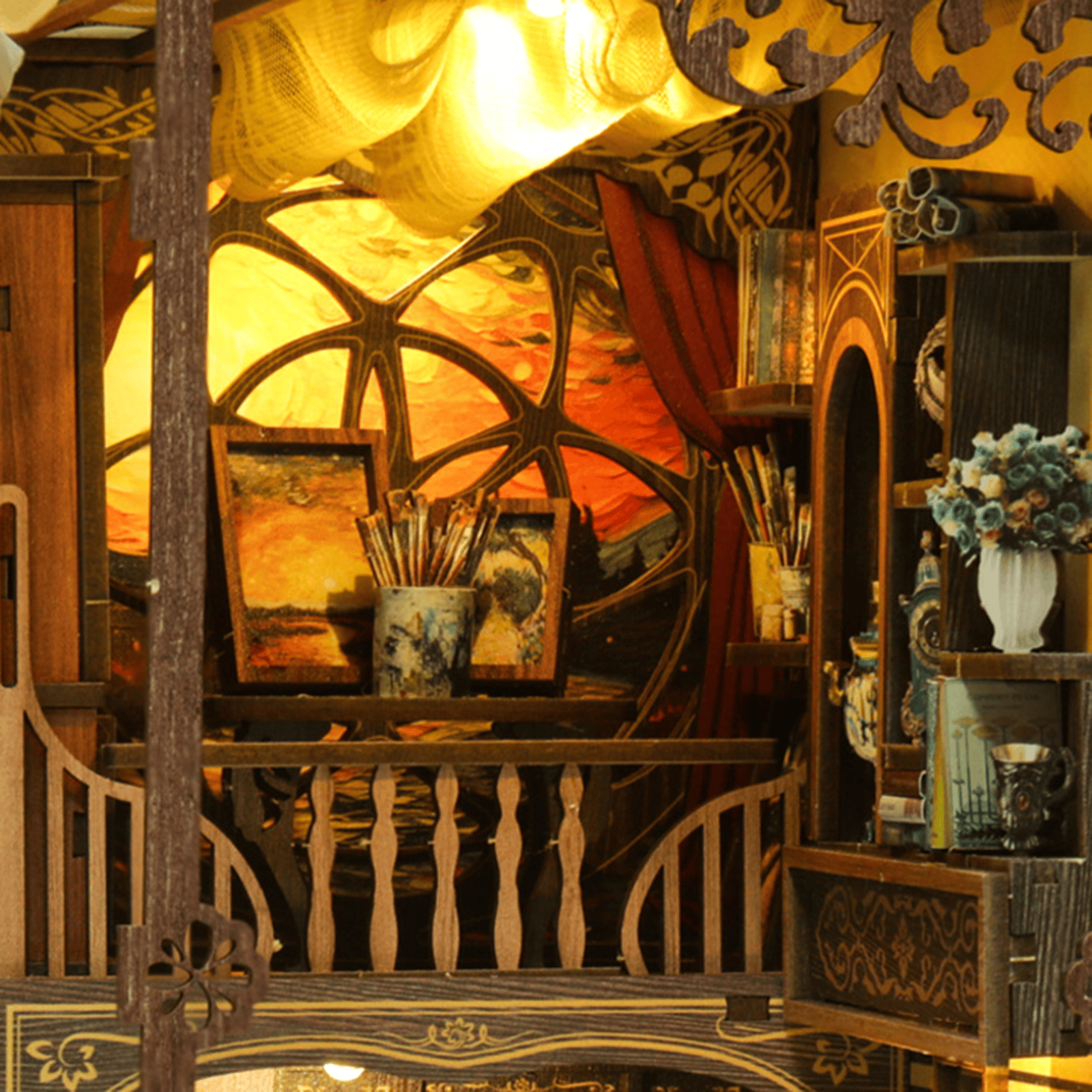 Book Nook on Van Gogh: A World Within The Frame - 344 pcs