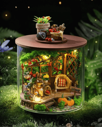 Book Nook Abundant Moment avec Écureuil (Édition Cloche)