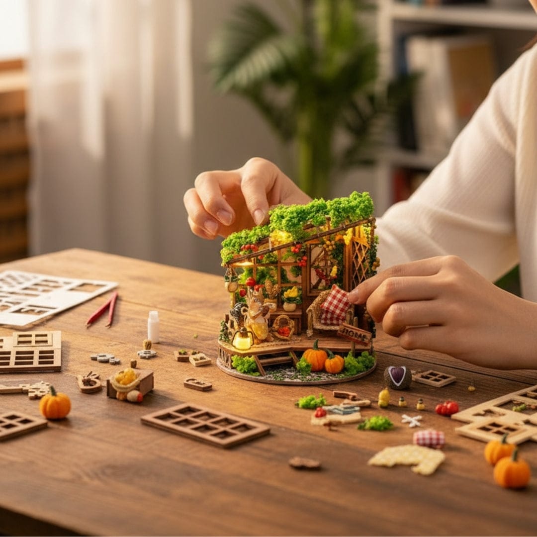 Book Nook Abundant Moment avec Écureuil (Édition Cloche)