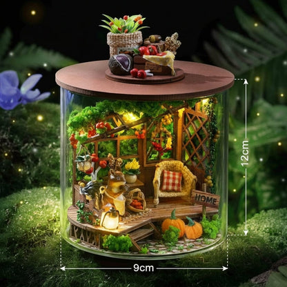 Book Nook Abundant Moment avec Écureuil (Édition Cloche)