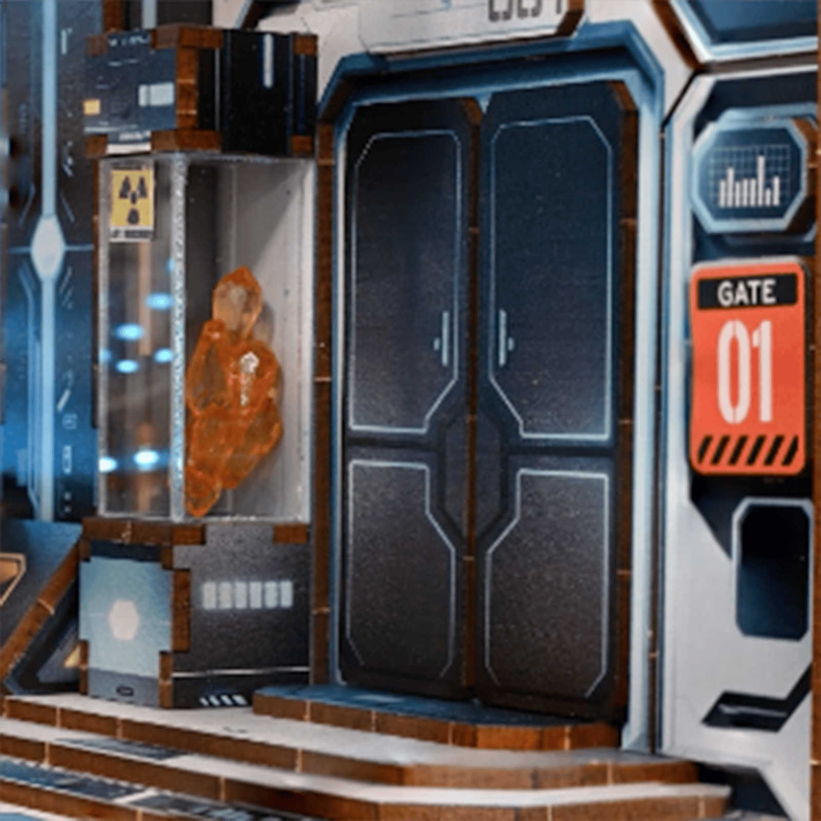 Book Nook Alien Hub (Space Station) - 225 pcs