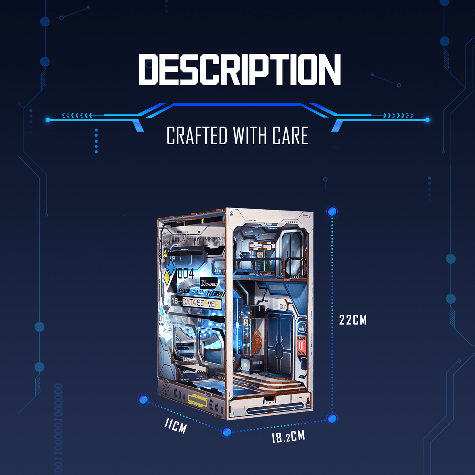 Book Nook Alien Hub (Space Station) - 225 pcs