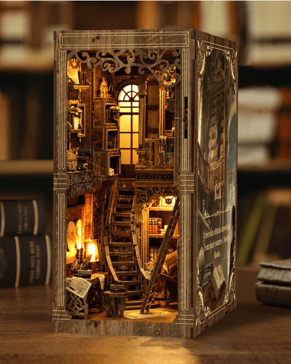 Book Nook Antique Book Collection Room - 411 pcs