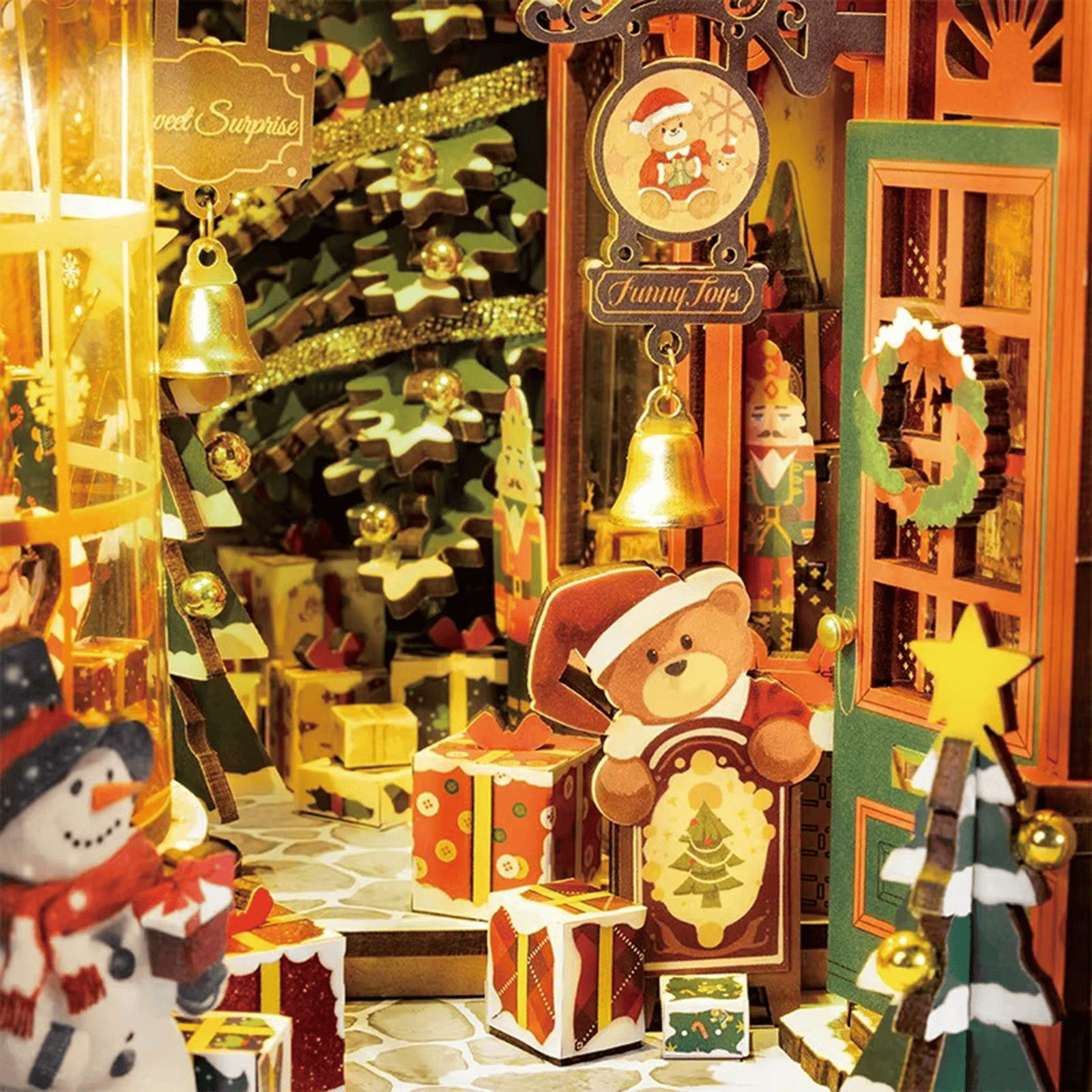 Book Nook Christmas Street (Christmas Market) - 289 pieces