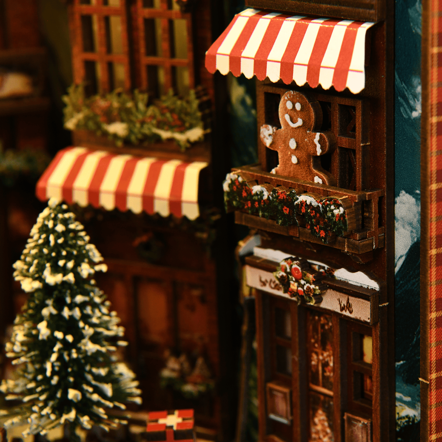 Book Nook Christmas Street Corner - 296 pcs