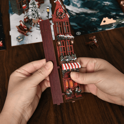Book Nook Christmas Street Corner - 296 pcs
