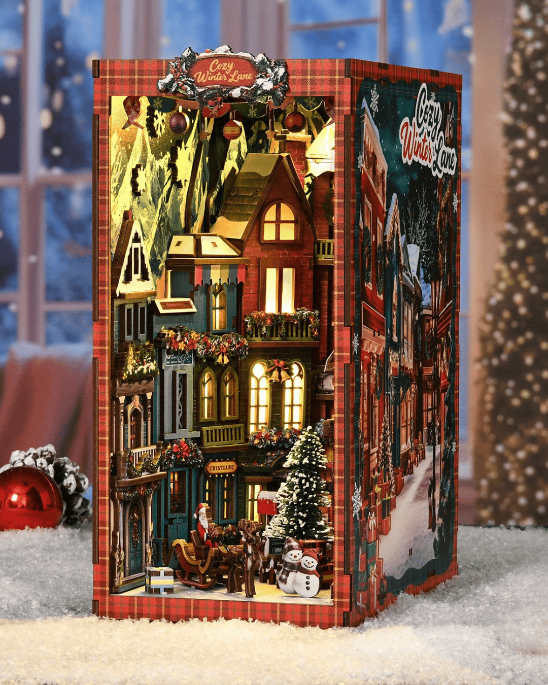 Book Nook Christmas Street Corner - 296 pcs